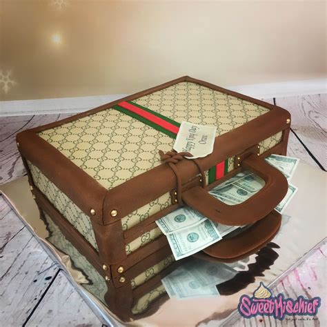 gucci suitcase cake|vintage gucci suitcase.